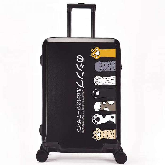 UV Printing Customized DIY picture ABS+PC Trolley suitcase set