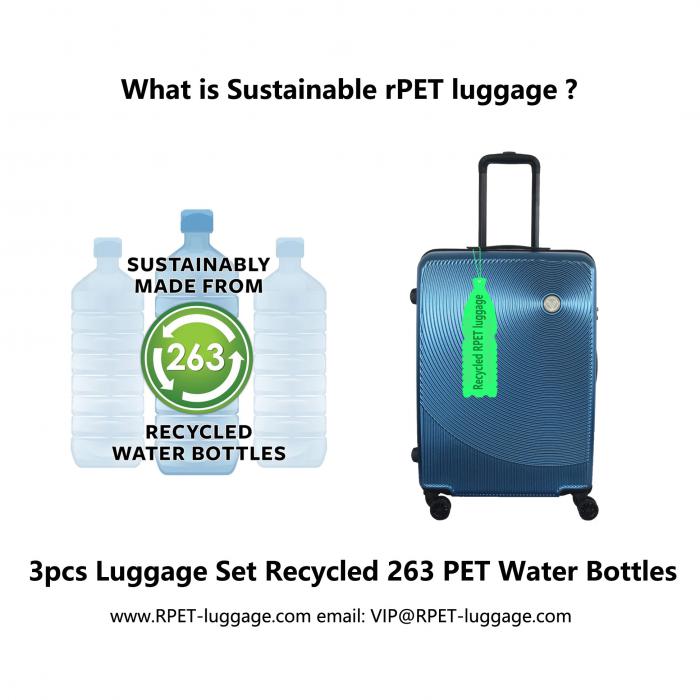 Launch Eco-friendly Sustainable rPET luggage for your brand - Increasing more business and sustainability