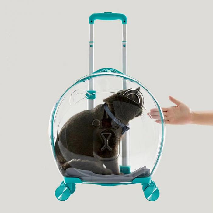 Victorlite Rolling Pet Carrier on wheels