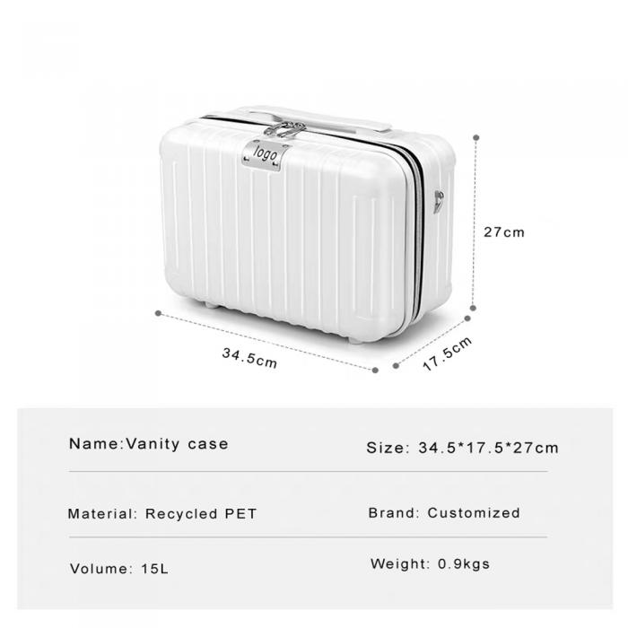 Hard shell Mini case vanity case hardside beauty case